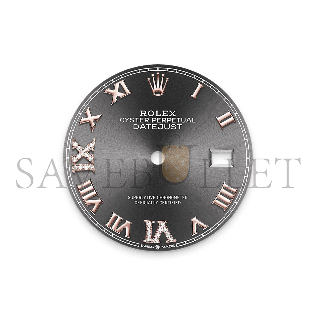 ROLEX DATEJUST 36 OYSTER, 36 MM, OYSTERSTEEL, EVEROSE GOLD AND DIAMONDS WATCH 126281RBR-0012 ROLEX DATEJUST 36 OYSTER, 36 MM, OYSTERSTEEL, EVEROSE GOLD AND DIAMONDS WATCH 126281RBR-0012